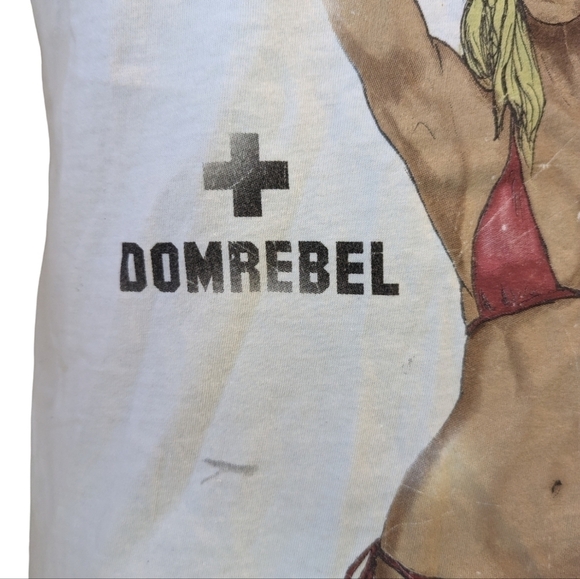 Dom rebel white lifeguard t shirt medium - Picture 4 of 9
